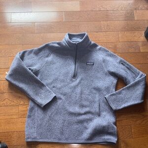 Patagonia Women’s Quarter-Zip Sweater in Purple